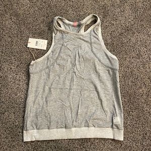NWT Women’s Maaji activewear top.  Women’s medium, grey with light gray trim